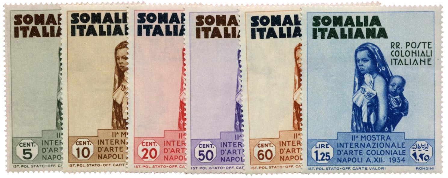 n°188/193** - Timbre SOMALIE ITALIENNE Poste n°188/193** - Timbre SOMALIE ITALIENNE Poste