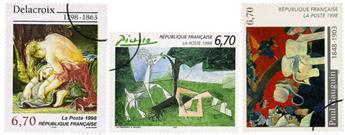 France: Delacroix, Gauguin et Picasso avec annulation circulaire