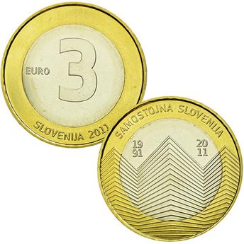 3€ SLOVENIE - 2011