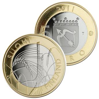 5€ COMMEMORATIF FINLANDE - SAVONIA - 2011