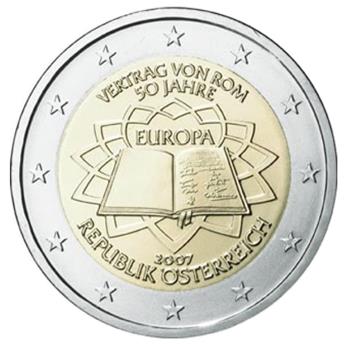 2 EURO COMMEMORATIVE 2007 : AUTRICHE (50e anniversaire du traité de Rome)