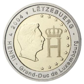 2 EURO COMMEMORATIVE 2004 : LUXEMBOURG (monogramme du grand-duc Henri)