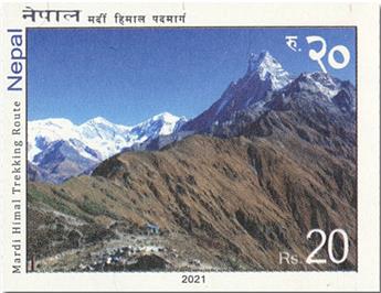 n° 1308/1311 - Timbre NEPAL Poste
