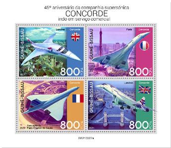 n° 9357/9360  - Timbre GUINEE-BISSAU Poste