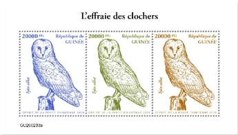 n° 10498/10501  - Timbre GUINEE Poste