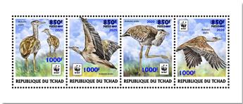 n° 2571/2574  - Timbre TCHAD Poste