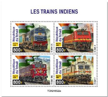 n° 3874/3877  - Timbre TCHAD Poste