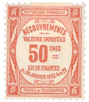 n°47* - Timbre FRANCE Taxe