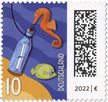 n° 3503 - Timbre ALLEMAGNE FEDERALE Poste