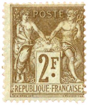 n°105* - Timbre FRANCE Poste