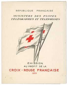 France : Carnet Croix-Rouge 1955