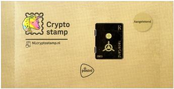 n° 3A - Timbre PAYS-BAS Timbres Crypto