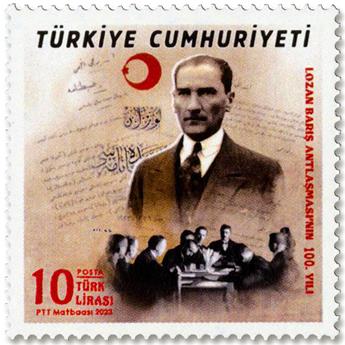 n° 4139 - Timbre TURQUIE Poste