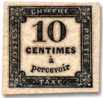 n° 2** - Timbre FRANCE Taxe