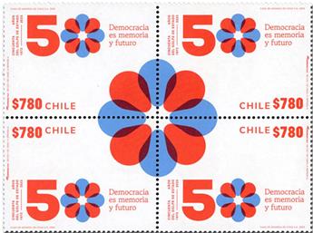 n° 2203/2206 - Timbre CHILI Poste