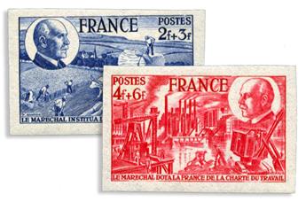 n° 607/608** ND - Timbre FRANCE Poste