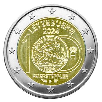2 EURO COMMEMORATIVE 2024 : LUXEMBOURG (100 ans des Francs Luxembourgeois)