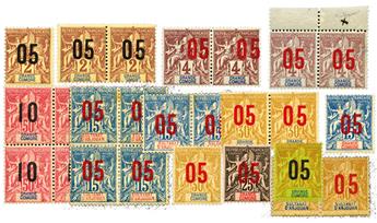 Grande Comore et Anjouan : Ensemble de timbres neufs**/*