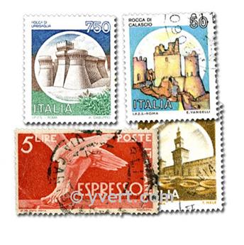 ITALIE : pochette de 200 timbres (Oblitérés)