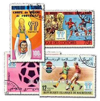 ARGENTINE : pochette de 500 timbres (Oblitérés)