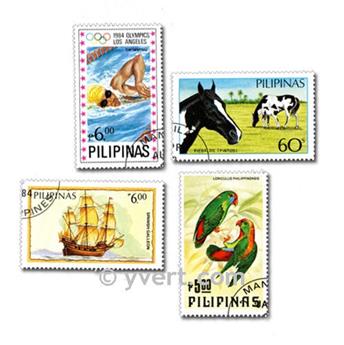 FILIPINAS: lote de 100 selos