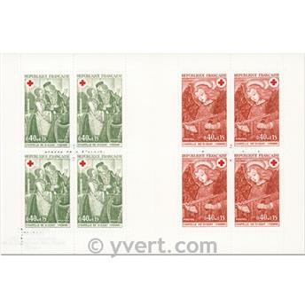 nr. 2019 -  Stamp France Red Cross Booklet Panes