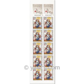 nr. 2042 -  Stamp France Red Cross Booklet Panes