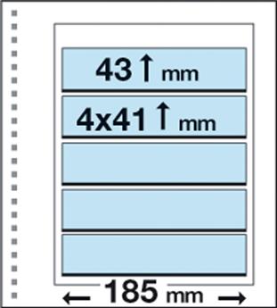 Recharges CK23 : 5 bandes (4x41x185mm et 43x185mm) - MARINI®