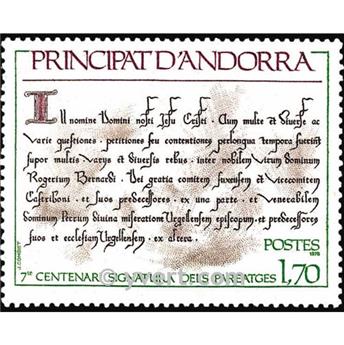 n.o 273 -  Sello Andorra Correos