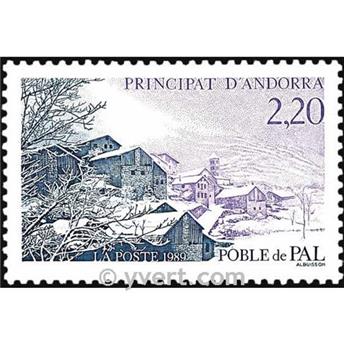 n° 377 -  Timbre Andorre Poste