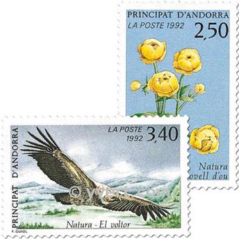 n° 420/421 -  Timbre Andorre Poste