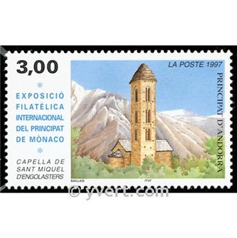 n° 496 -  Timbre Andorre Poste