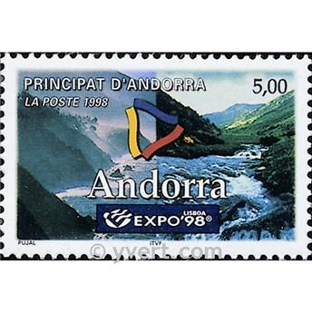 n° 505 -  Timbre Andorre Poste