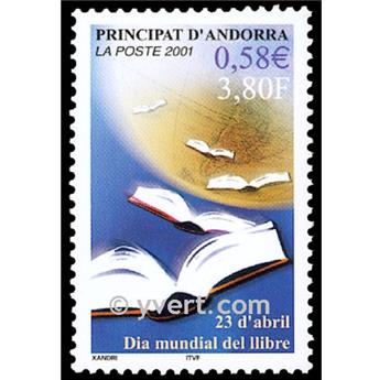 n° 545 -  Timbre Andorre Poste