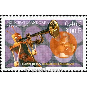 n° 550 -  Timbre Andorre Poste