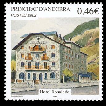 n° 567 -  Timbre Andorre Poste