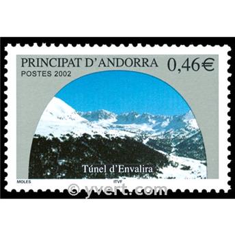 n° 572 -  Timbre Andorre Poste