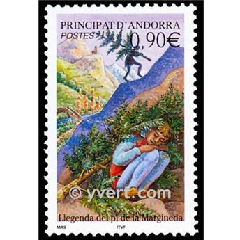 nr. 590 -  Stamp Andorra Mail