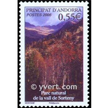 n° 628 -  Timbre Andorre Poste