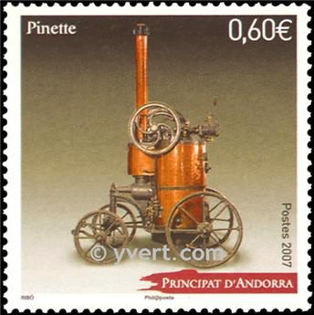 n° 643 -  Timbre Andorre Poste