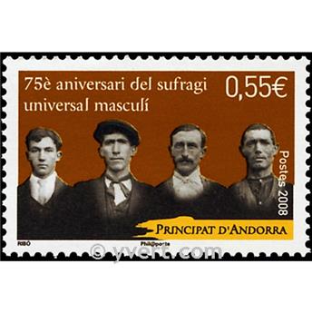 nr. 662 -  Stamp Andorra Mail