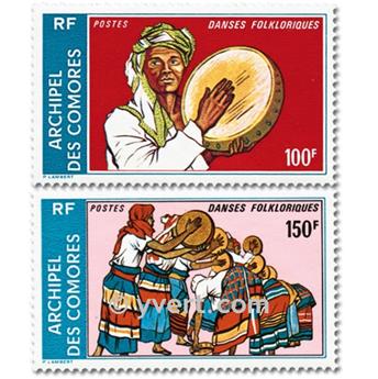 nr. 104A/104B -  Stamp Comoro Island Mail