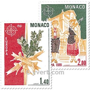 n.o 1273/1274 -  Sello Mónaco Correos