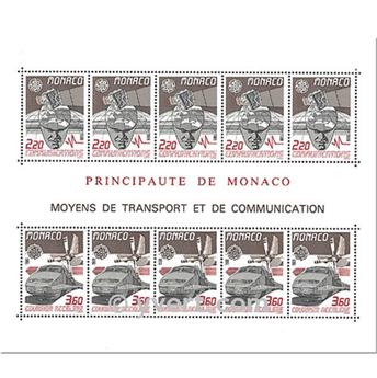 n° 41 -  Selo Mónaco Blocos e folhinhas