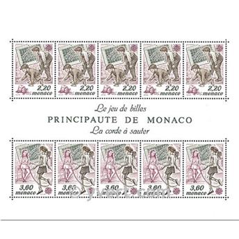 n° 46 -  Selo Mónaco Blocos e folhinhas