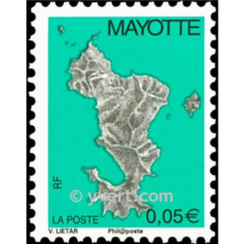 n°158a - Timbre Mayotte Poste