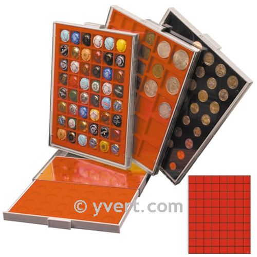 MEDAL CASE: 80 COMPARTMENTS