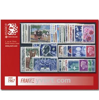 n° 1511/1541  - Sello Francia Año completo  (1967)