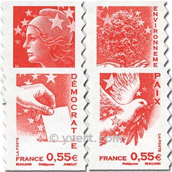 nr. 175/178 -  Stamp France Self-adhesive