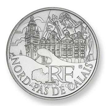 10 € DE LAS REGIONES - Nord-Pas-de-Calais - 2011